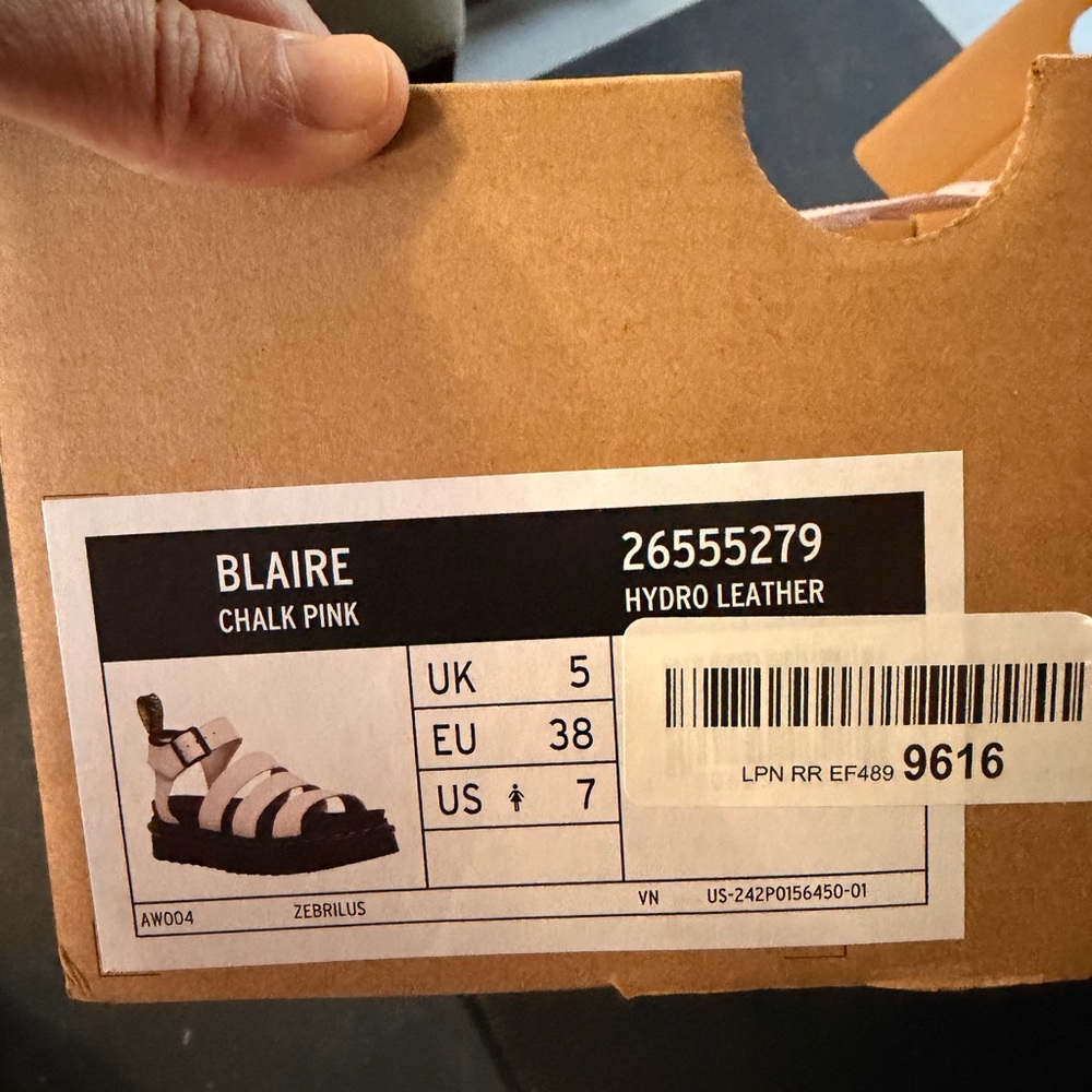 Dr. Martens Pink Blaire Sandals - Picture 6 of 6
